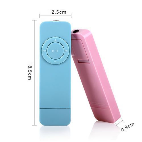 MP3 Player Stylish Rechargeable Mini Portable Music-Black