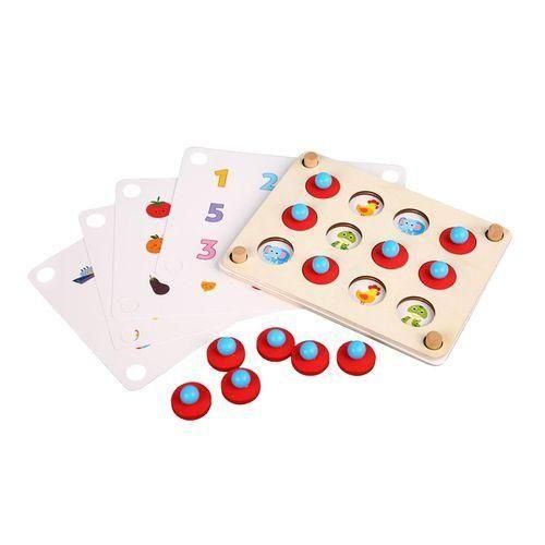 Kids Wooden Memory Match Game Puzzle Early Educational Toys