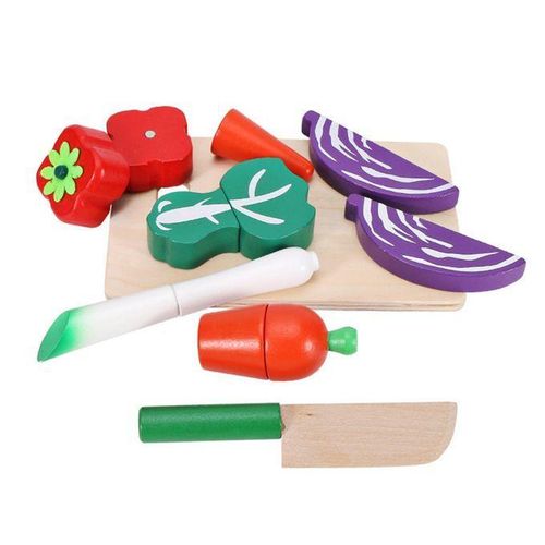 Wooden Play Food Kitchen Toy Role Play Kitchen Plasyset For Kids 3 A