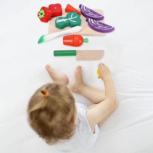 Wooden Play Food Kitchen Toy Role Play Kitchen Plasyset For Kids 3 A