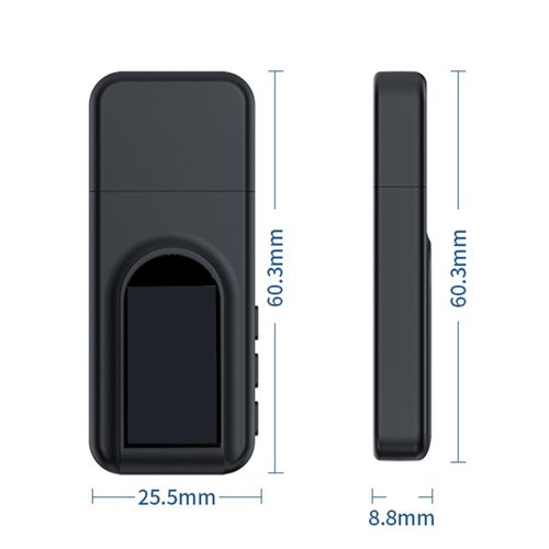 Bluetooth 5.0 Audio Receiver USB Auxiliary Adapter For