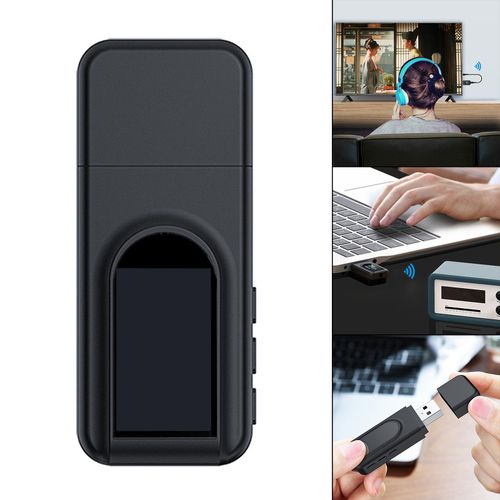Bluetooth 5.0 Audio Receiver USB Auxiliary Adapter For