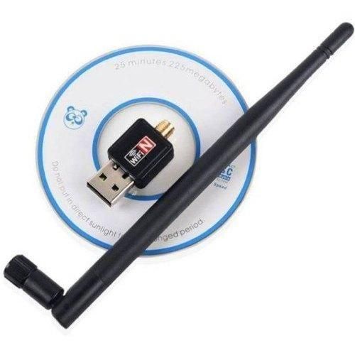 600Mbps Wireless USB WiFi Adapter Dongle 2.4GHz Network LAN - Black