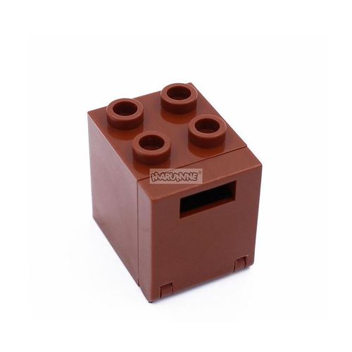 Marumine 4346 4345 Container Box 2x2x2 Door With Slot 30PCS Idea Mailbox Oven Accessories Building Blocks Part Toys For