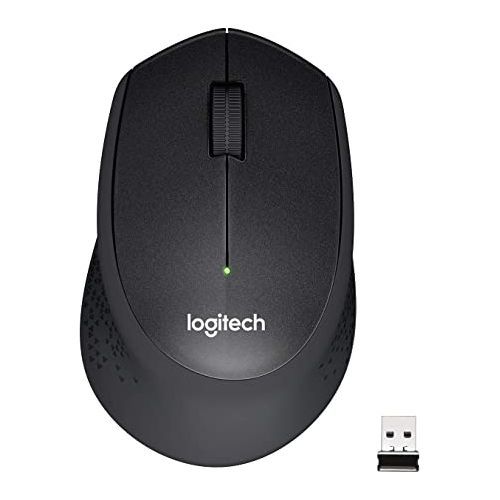 Wireless Logitech Wireless Mouse M280 Plus Free Mousepad,Battery-Black