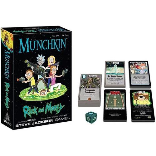 Rick Game Swim Munchkin Board GameLicensed Merchandise Munchkin Playing Game from Steve Family Party Supplies Toys