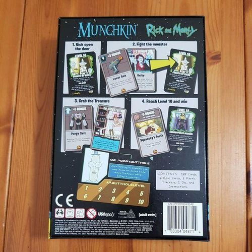 Rick Game Swim Munchkin Board GameLicensed Merchandise Munchkin Playing Game from Steve Family Party Supplies Toys