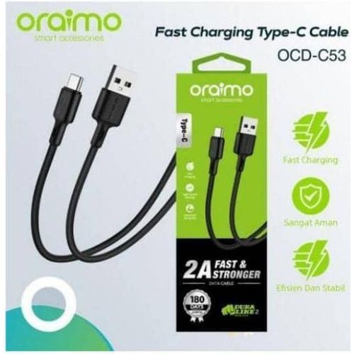 Oraimo 2A Fast And Strong Type C Original USB Charger