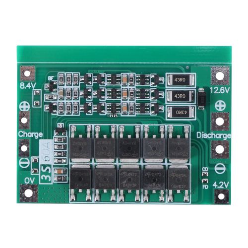 3S 60A Bms Lithium  Battery Protection Board - Green