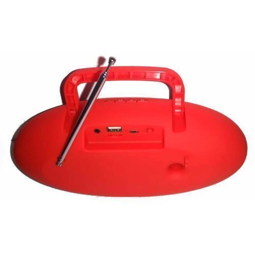 Musyl FM PLUS Super Bass Wireless Speaker Radio - Red