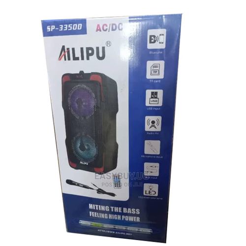 Speaker AC/DC  Party Speaker With Extra Bass-Black