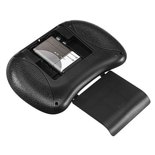 Smart Wireless Backlit Mini Keyboard Touchpad Remote Control Air Mouse - Black/White