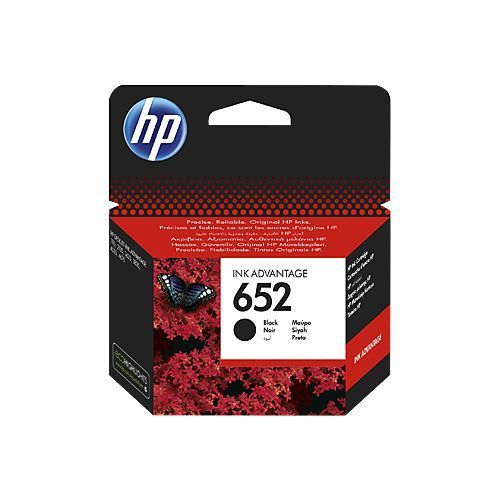 Hp 652 Black Ink Cartridge (F6V25AE)