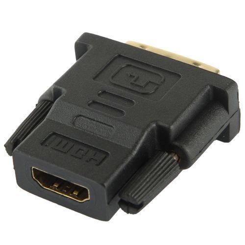 Dvi 25 - Pin Male to Hdmi 19 Pin Female Adapter -Hdtv Black