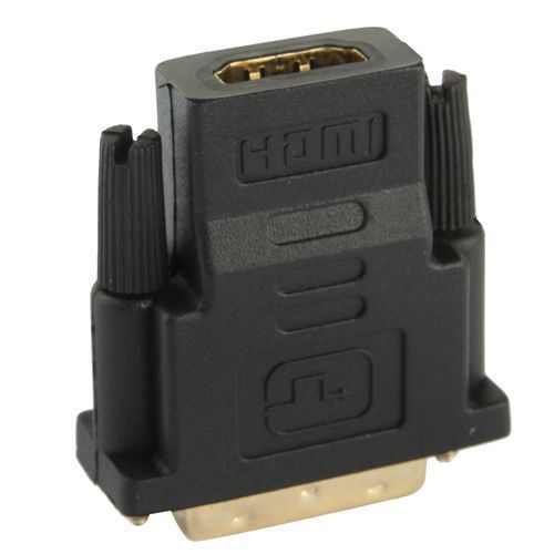 Dvi 25 - Pin Male to Hdmi 19 Pin Female Adapter -Hdtv Black