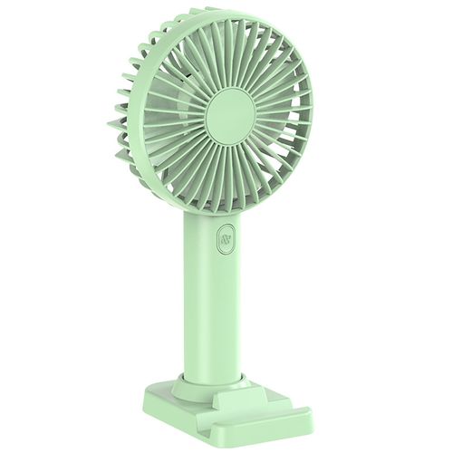 Green USB Portable Handheld Fan-Desktop Stand