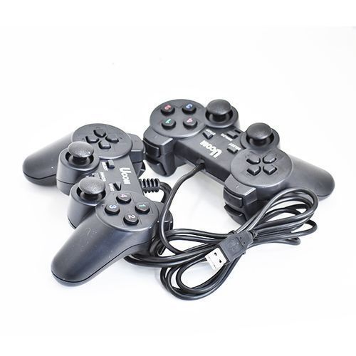 UCOM USB GamePad Twin Controller Joystick For PC &ndash; Black