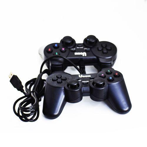 UCOM USB GamePad Twin Controller Joystick For PC – Black