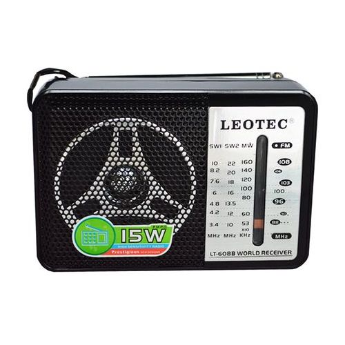 Alter Portable FM Radio With DC Input - Black