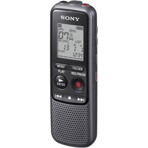 Sony ICD-PX240 4GB Mono Digital Voice Recorder With Built-In Stereo Microphone -Black