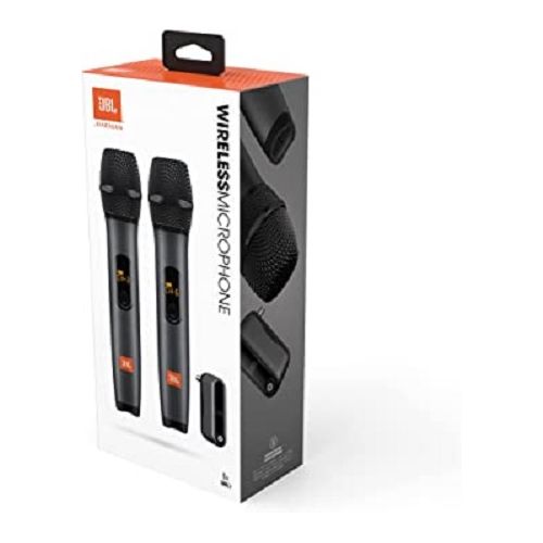 Jbl Wireless Microphone Set With 2 Microphones And Receiver-Black