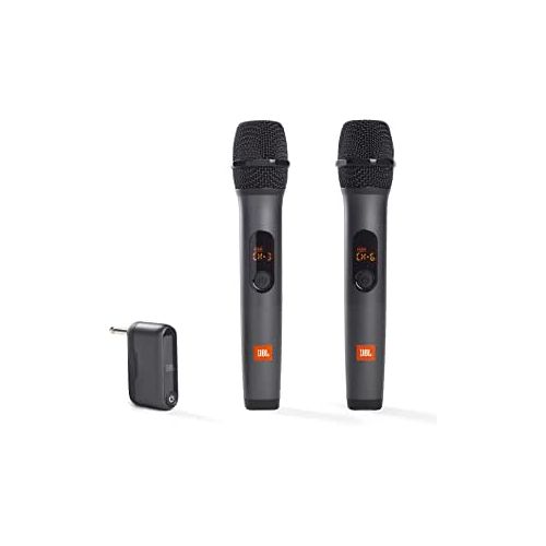 Jbl Wireless Microphone Set With 2 Microphones And Receiver-Black