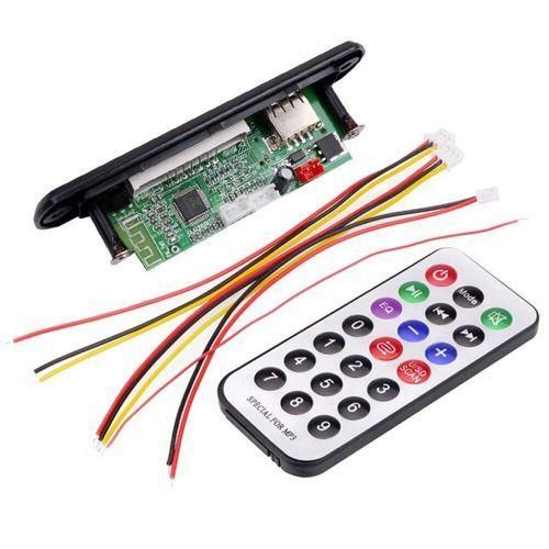 Other 12V Bluetooth MP3 WMA FM AUX Decoder Board Audio Module TF SD Card USB Radio Black