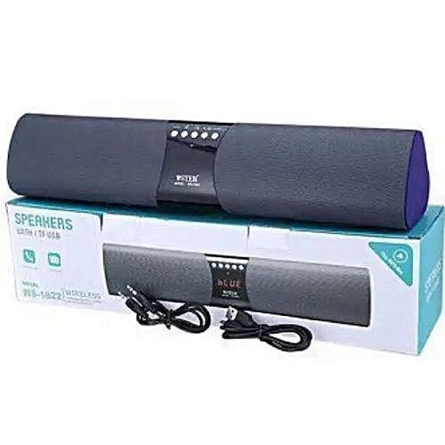 Wster WS-1822 Portable Wireless And Rechargeable Bluetooth Speaker - Black