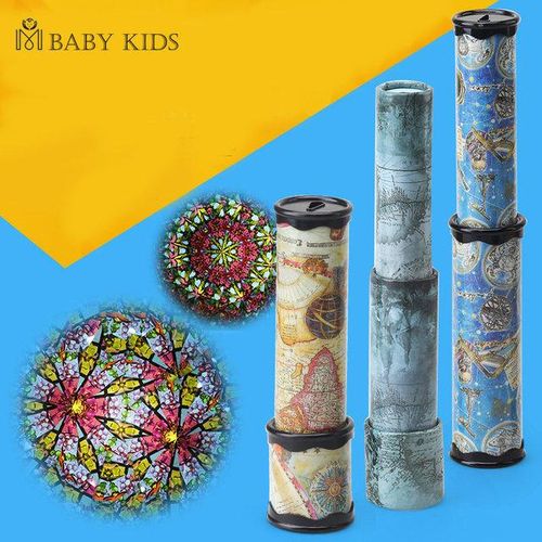 3 Kinds Large Scalable Rotating Kaleidoscopes Extended Rotation Adjustable Fancy Colored Baby Toy Children Autism Kid Toy