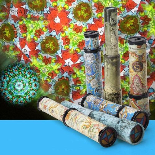 3 Kinds Large Scalable Rotating Kaleidoscopes Extended Rotation Adjustable Fancy Colored Baby Toy Children Autism Kid Toy