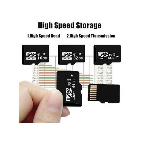 1GB 2GB 4GB 8GB 16GB 32GB 64GB 128GB TF memory card mobile phone SD memory card-Black