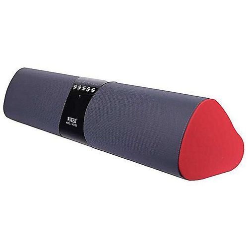 Wster WS-1822 Portable Wireless Speaker, MP3 Player & Radio - Black