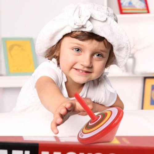 1 5pcs Spinning S Wooden Mini Decompression Toy Funny