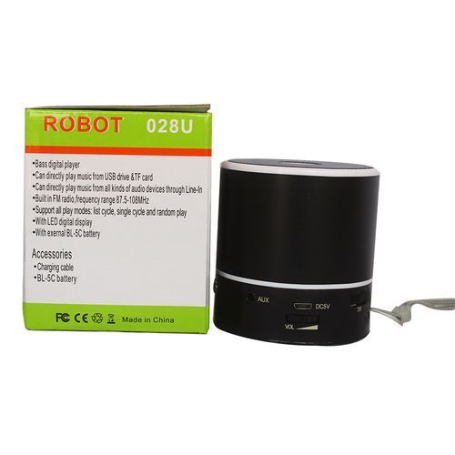 Robot Radio  Speaker - Black
