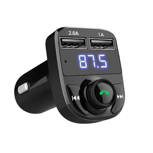 Multifunction Wireless Car MP3 Player - Black