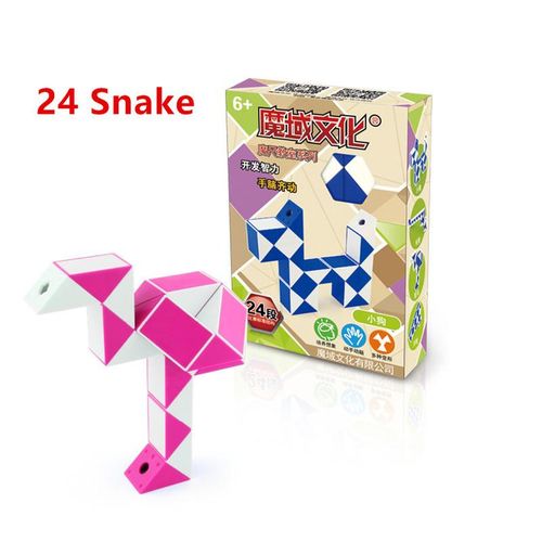 Moyu Magic Ruler Snake 3D Magic Ruler Cube 24 Segments cubo magico Snake Twist Cube Puzzle Kid Educational Toy for Children Gift