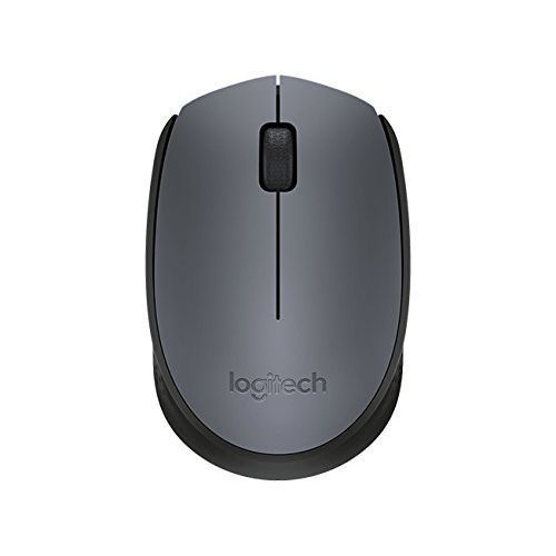 Logitech M170 Wireless Mouse– For Computer and Laptop Use, USB Receiver - Grey