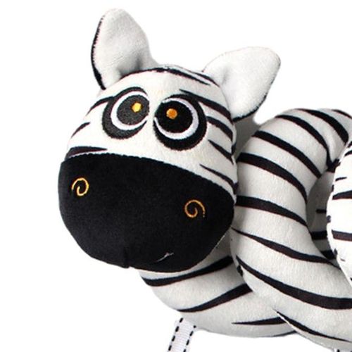Infant Baby Crib Pram Animals Rattle Activity Spiral Zebra