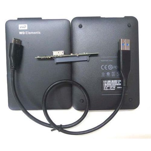 WD External  Hard Disk Casing USB 3.0 - Black