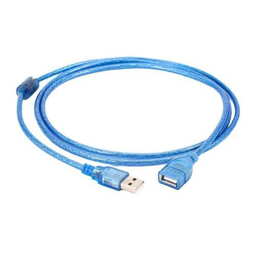 5m USB 2.0 Extension Cable High Speed Transparent Male To Female Cord