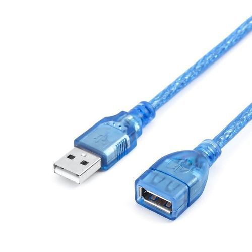 5m USB 2.0 Extension Cable High Speed Transparent Male To Female Cord