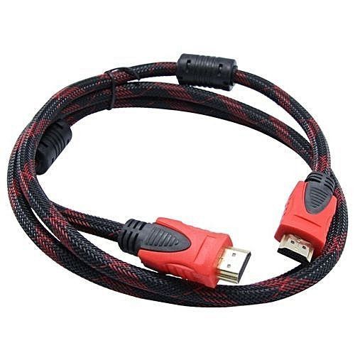 HDMI To HDMI Cable 1.5 Meters - Red,Black