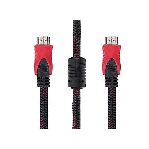 HDMI To HDMI Cable 1.5 Meters - Red,Black