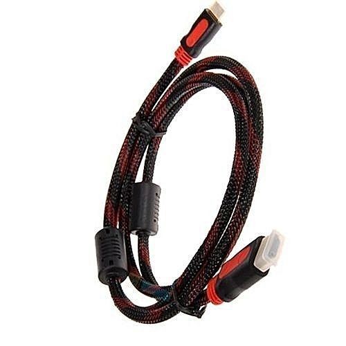 HDMI To HDMI Cable 1.5 Meters - Red,Black