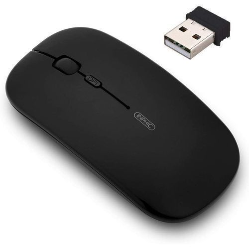 Wireless Mouse With Simple Clicks - Color May Vary