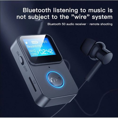 Bluetooth 5.0 USB Receiver Transmitter, Wireless Audio Adapter,HD HiFi MP3 Player, 3.5 Mm