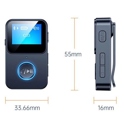 Bluetooth 5.0 USB Receiver Transmitter, Wireless Audio Adapter,HD HiFi MP3 Player, 3.5 Mm