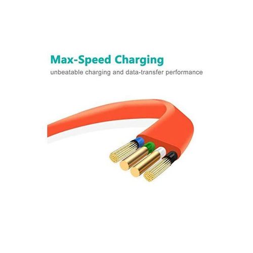 Oraimo Micro Smart USB Fast Charging And Data Transfer Cable-Orange