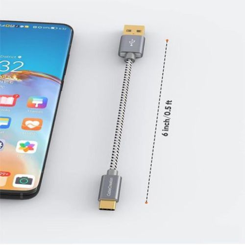 LASA Usb C To Usb A Cable Fast Charging Cable 3a - 15cm