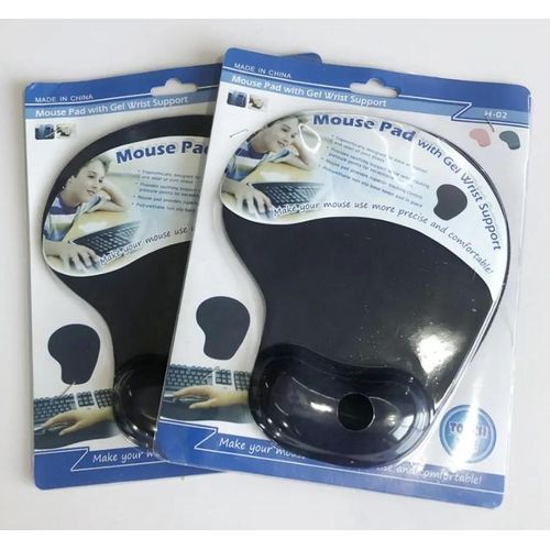 Silicone Gel Wrist Support Mouse Pad with Ergonomic Wrist Rest